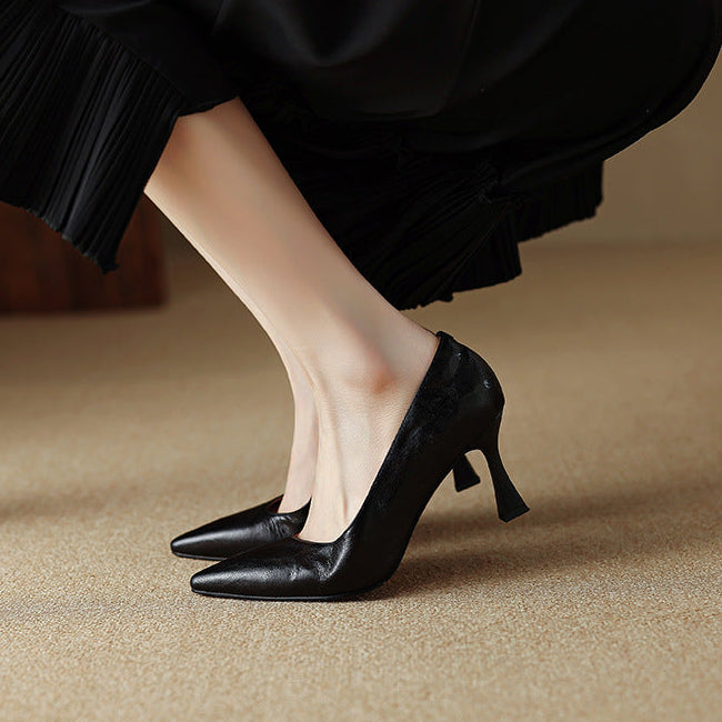 Aurel Genuine Leather Heels