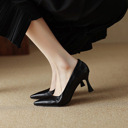 Aurel Genuine Leather Heels