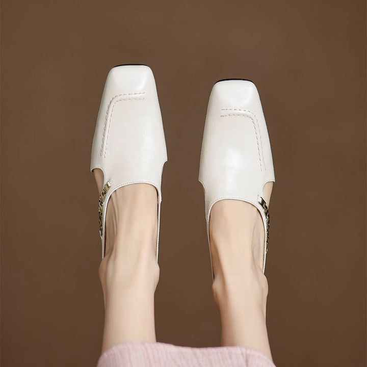 Avella Leather Mules