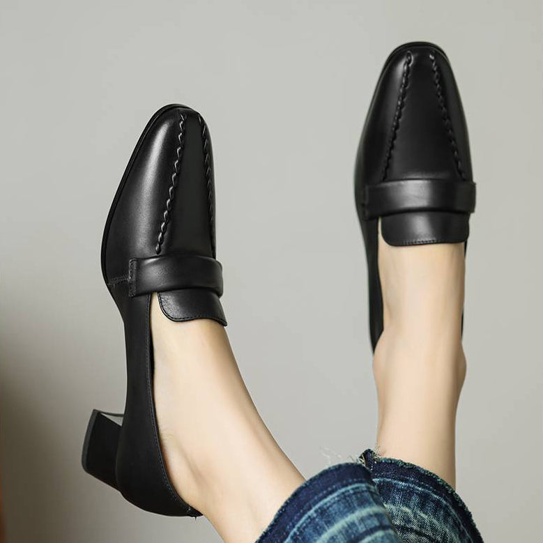 Avenelle Genuine Leather Loafers