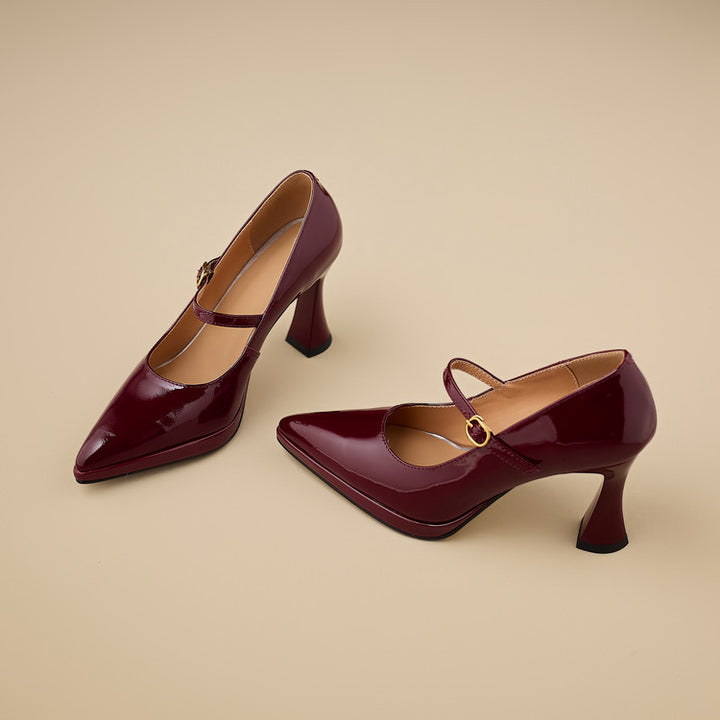 Grazia Genuine Leather Heels