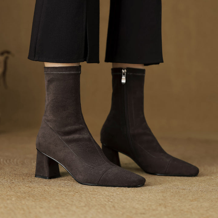 Sari Genuine Suede Boots