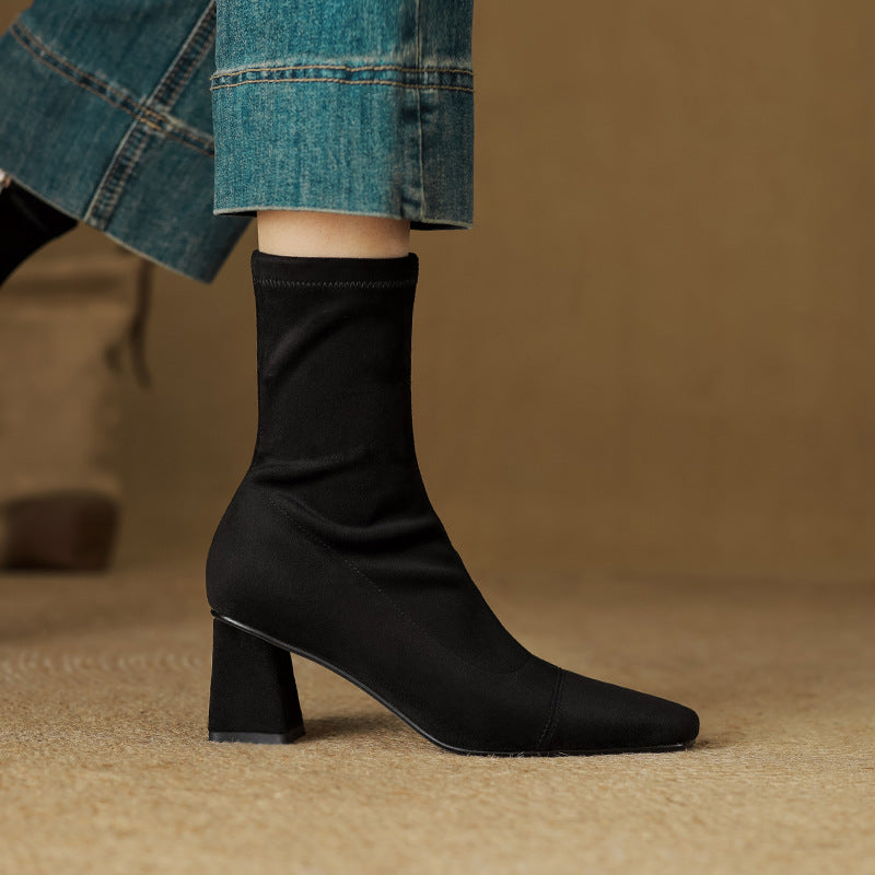 Sari Genuine Suede Boots