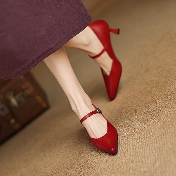 Nivara Genuine Leather Heels