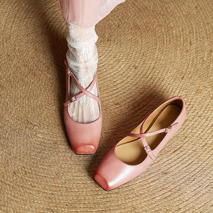 Iria Genuine Leather Flats