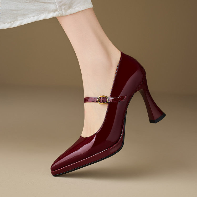 Grazia Genuine Leather Heels