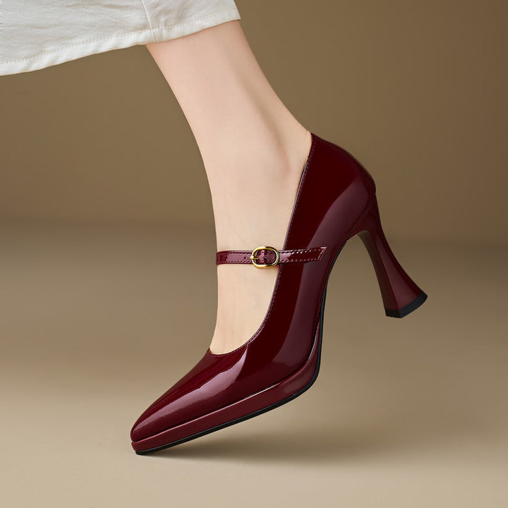 Grazia Genuine Leather Heels