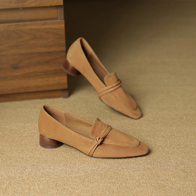 Aven Genuine Suede Loafers