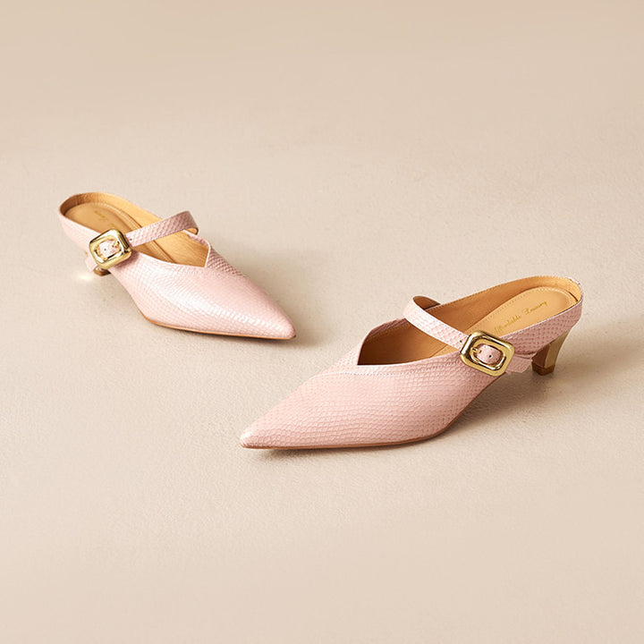 Maribelle Genuine Leather Heels