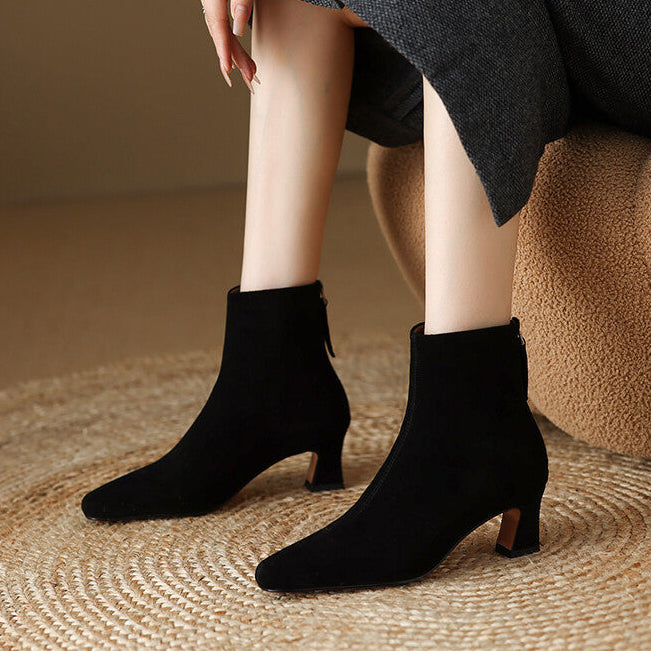 Riselia Genuine Suede Boots