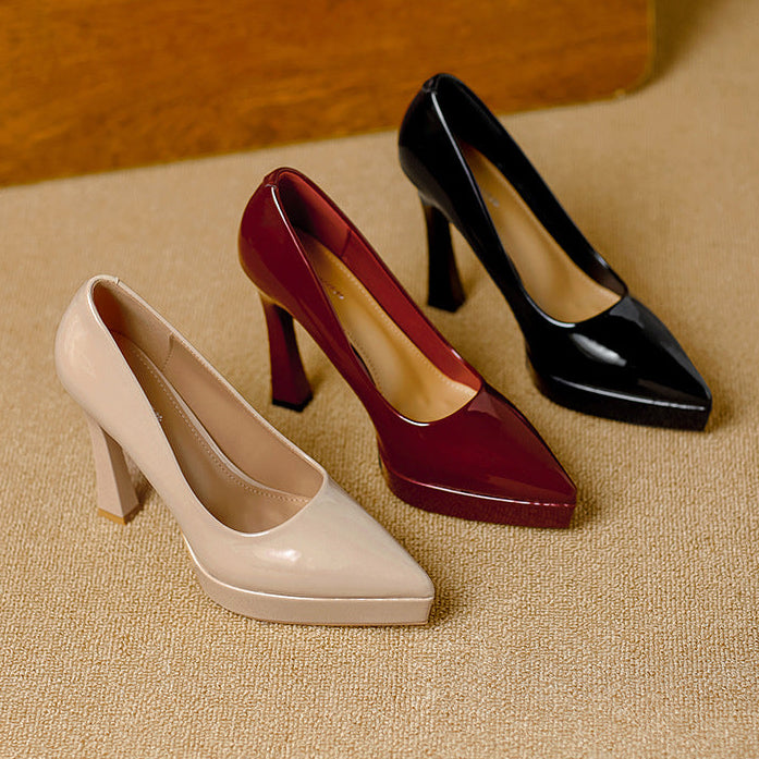 Vela Genuine Leather Heels