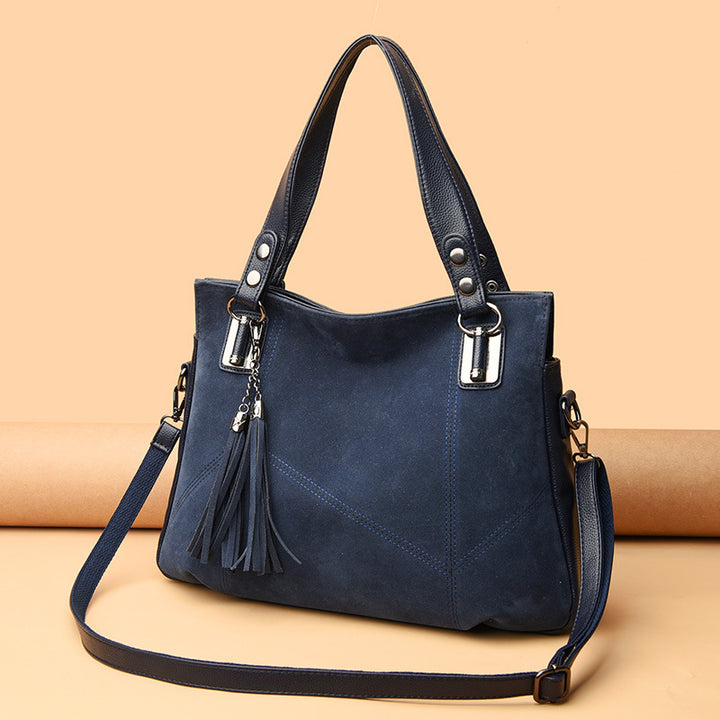Talia Suede Handbag
