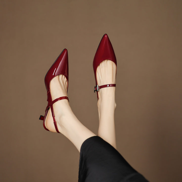 Elle Genuine Leather Heels