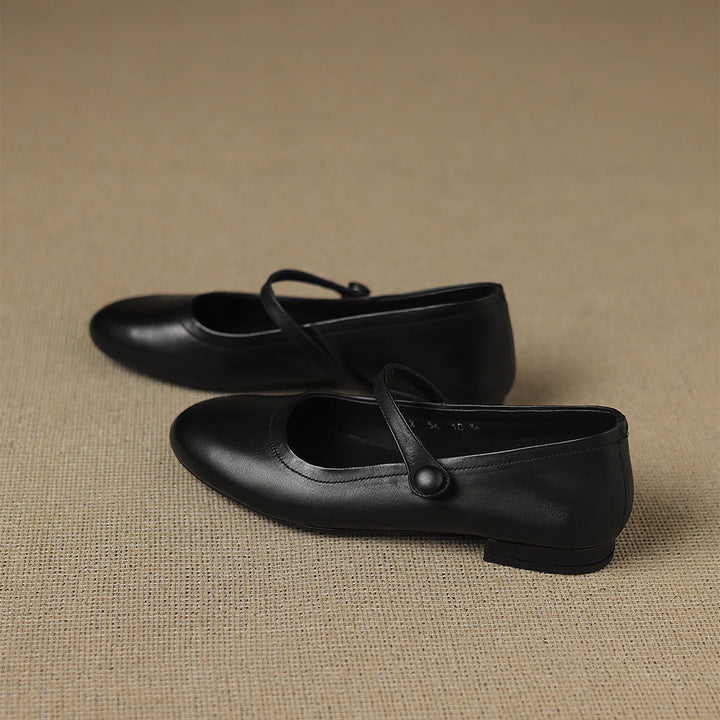 Renata Genuine Leather Flats