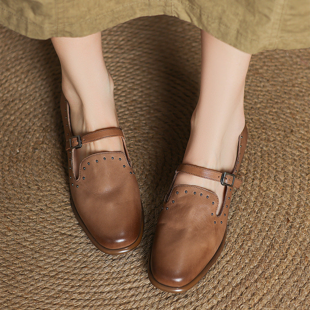 Oraya Genuine Leather Loafers