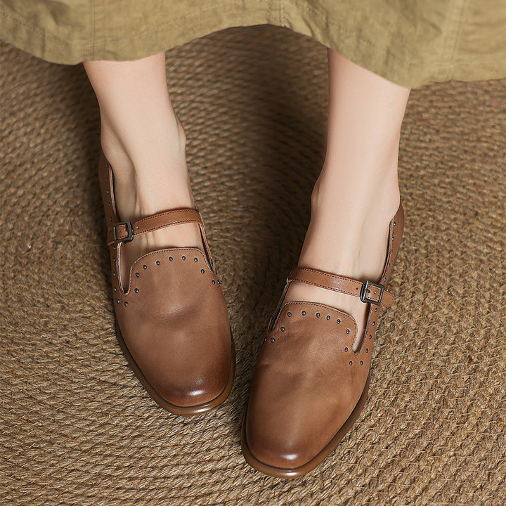 Oraya Genuine Leather Loafers