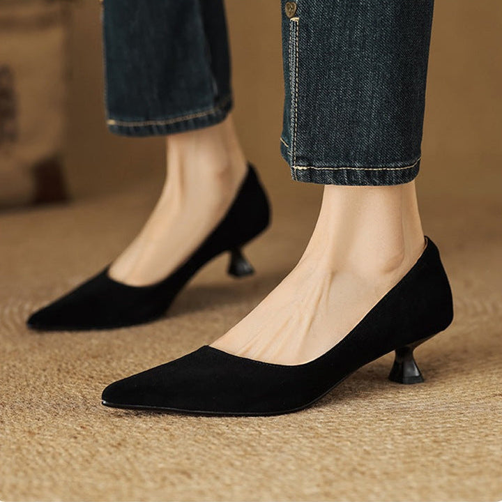 Orlen Genuine Suede Heels
