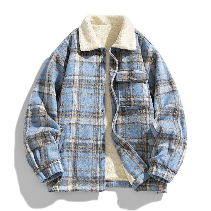 Leo Plaid Lambskin Jacket