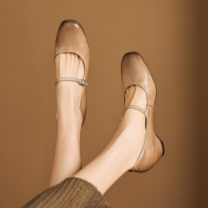 Sira Genuine Leather Heels