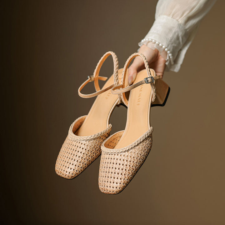 Orelia Genuine Leather Heels
