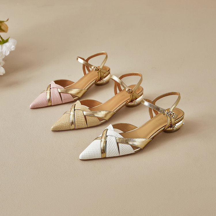 Rielle Genuine Leather Flats