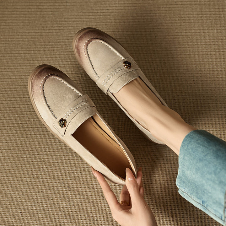 Mira Genuine Leather Platform Shoes