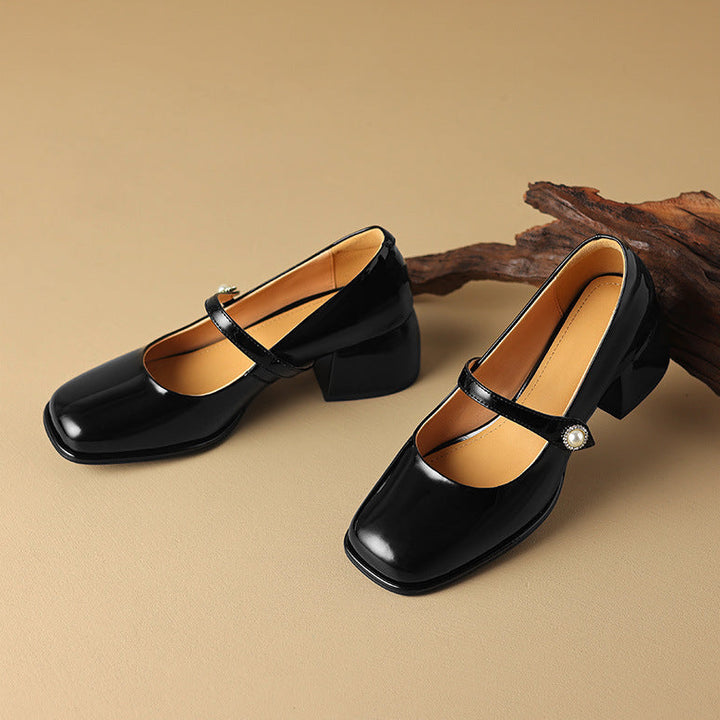 Cara Genuine Leather Heels