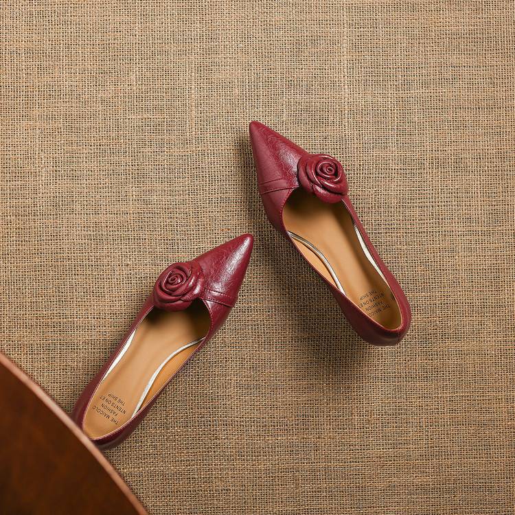 Arisa Genuine Leather Heels