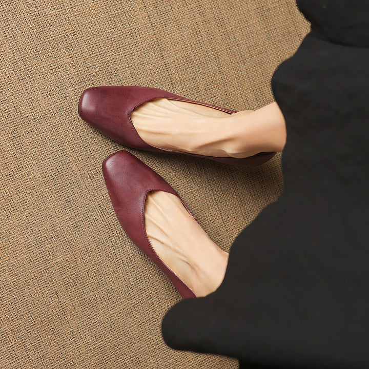 Orella Genuine Leather Heels