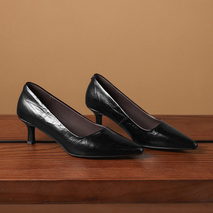 Verona Genuine Leather Heels