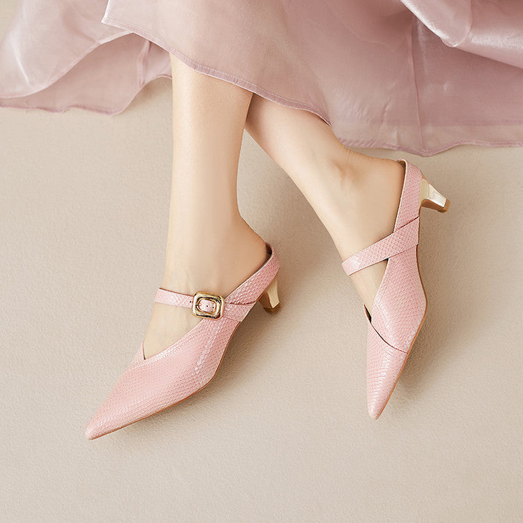 Maribelle Genuine Leather Heels