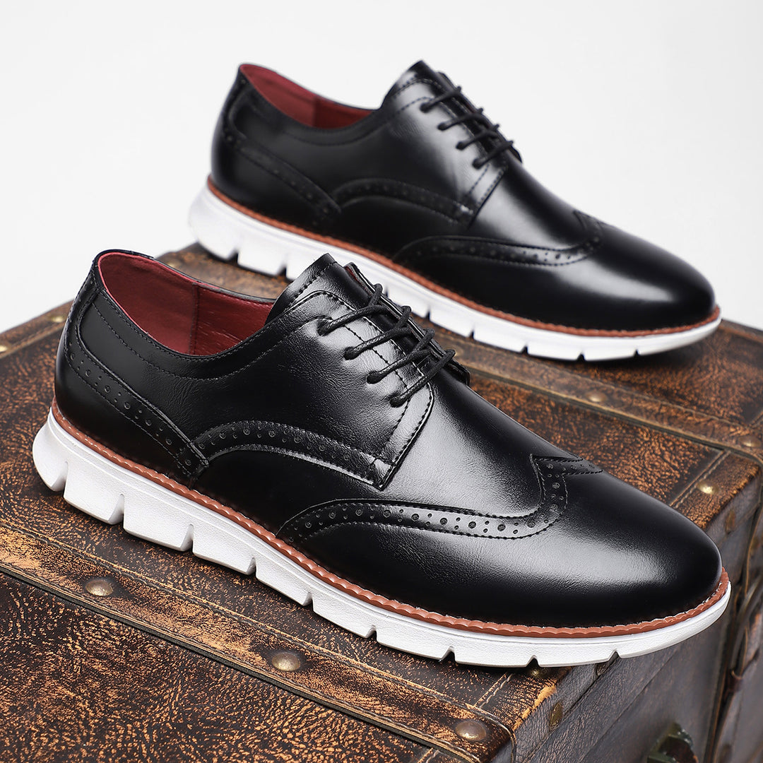 Crimson Genuine Leather Shoes