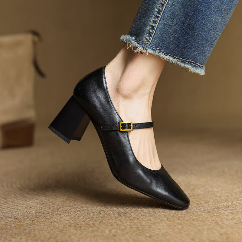 Solmar Genuine Leather Heels