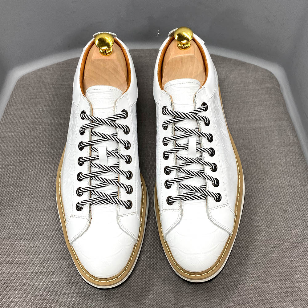 Clifton Cowhide Leather Sneakers