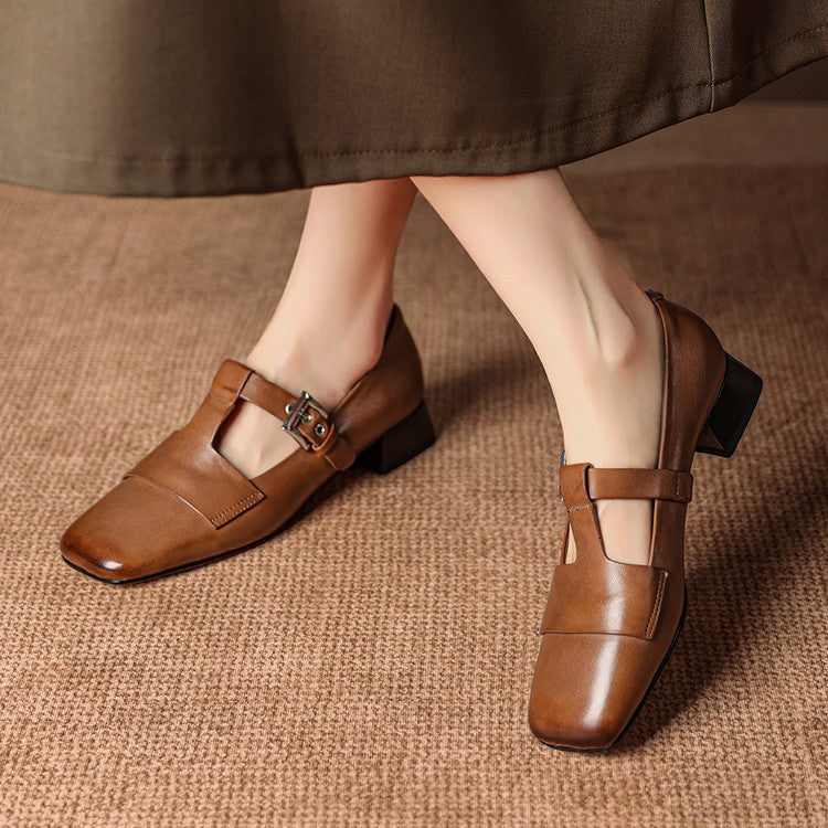 Laletta Genuine Leather Shoes
