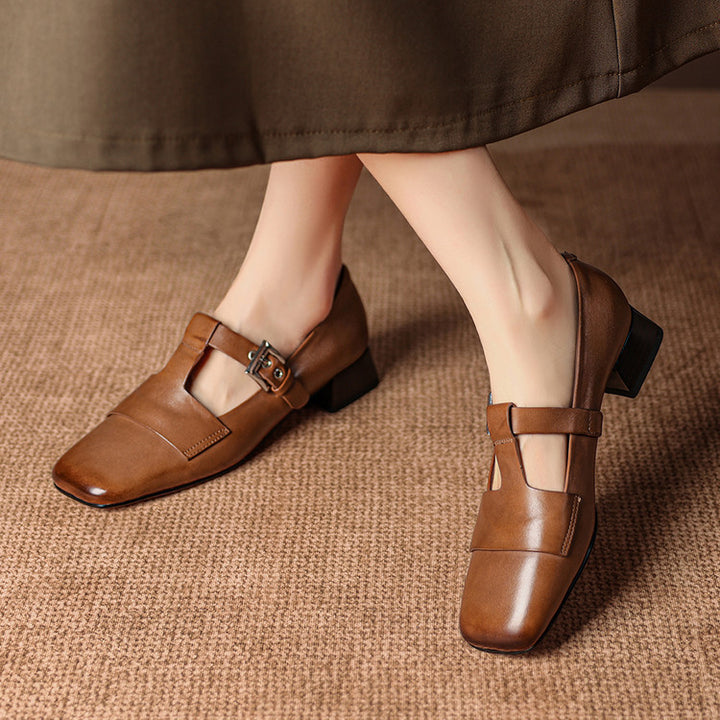 Laletta Genuine Leather Shoes