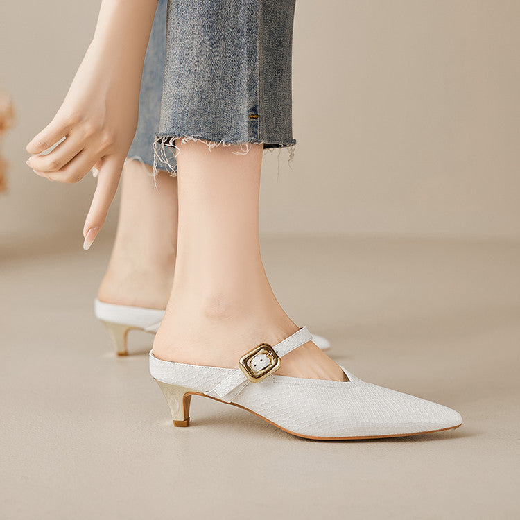 Maribelle Genuine Leather Heels