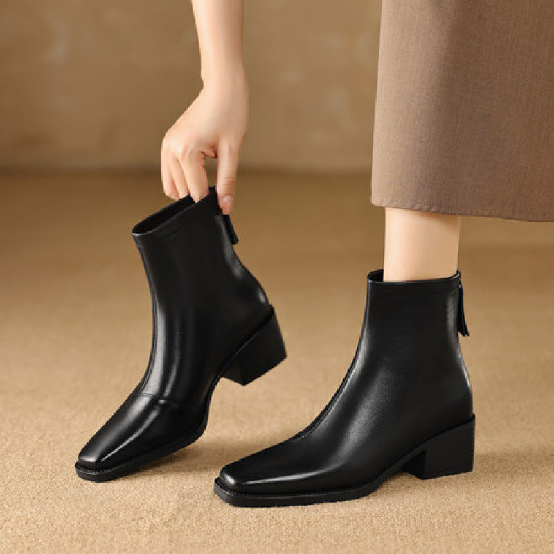 Lina Genuine Leather Boots