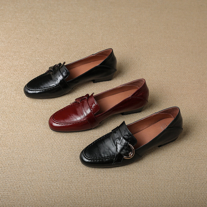 Orvella Genuine Leather Loafers