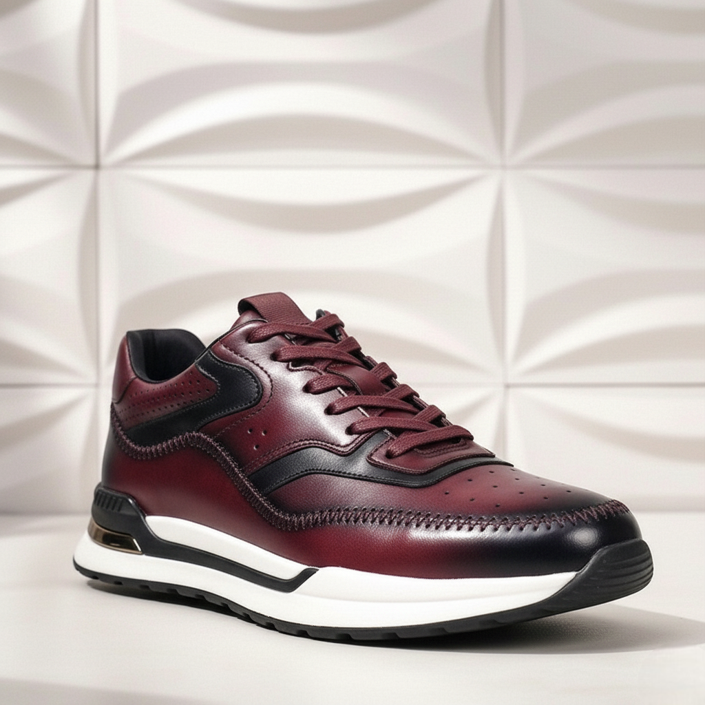 Castello Cowhide Leather Sneakers