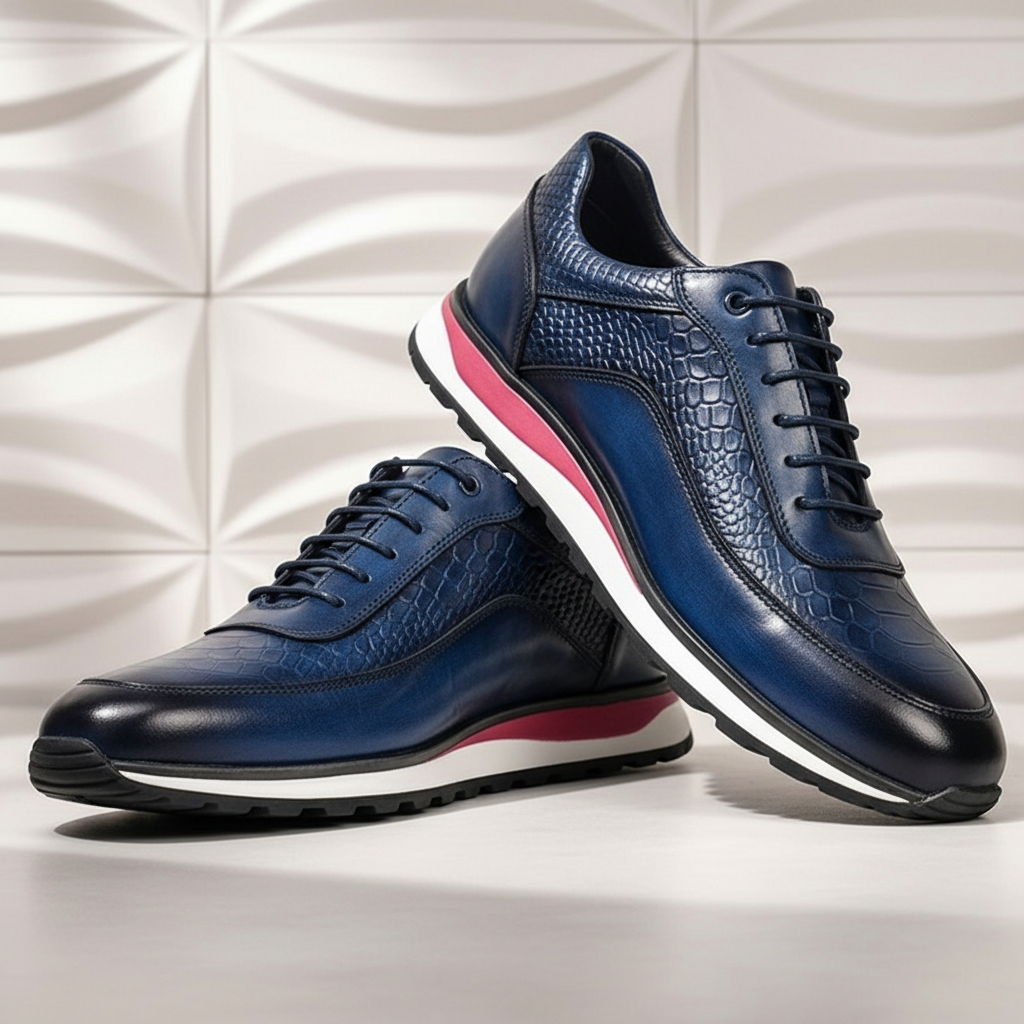 Virello Cowhide Leather Sneakers