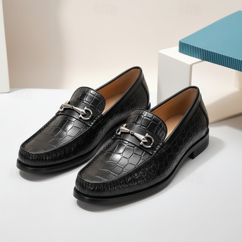 Dorvaro Cowhide Leather Loafers