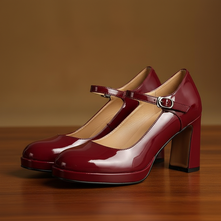 Rosa Genuine Leather Heels