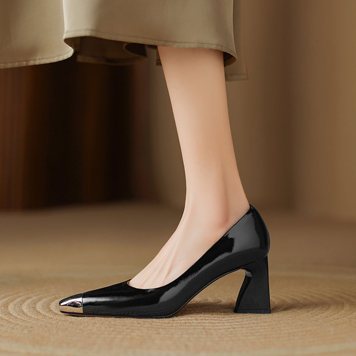Carmin Genuine Leather Heels