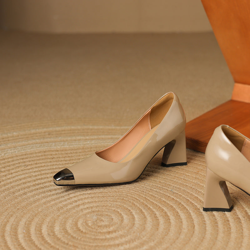 Carmin Genuine Leather Heels