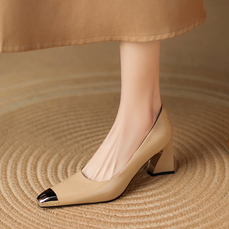 Carmin Genuine Leather Heels