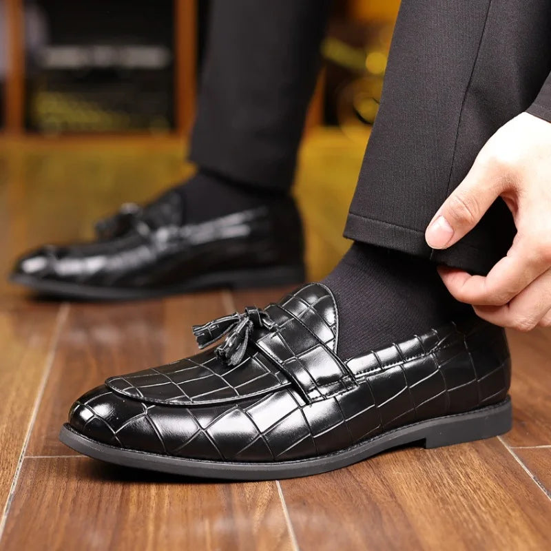 Garnet Leather Shoes