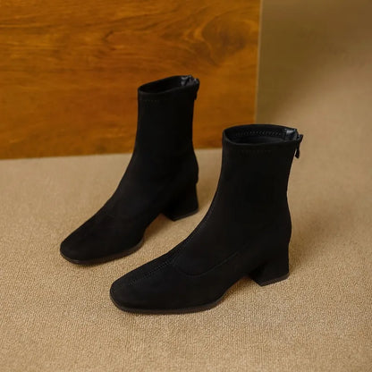 Noelle Suede Ankle Boot