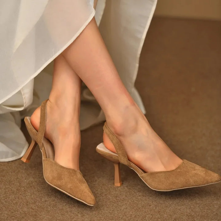 Verona Suede Slingback