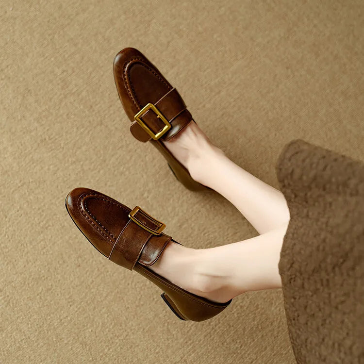 Lara Genuine Leather Loafers